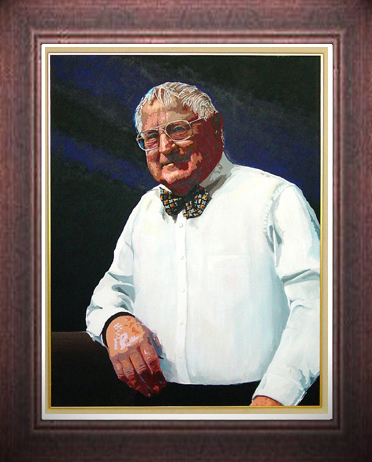 Portrait of William S Robinson by Artist Jim Hutton  L